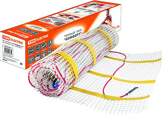 Теплый пол TDM КОМФОРТ мат двухжильный, 1 кв. м, 150 Вт (2501-0001)