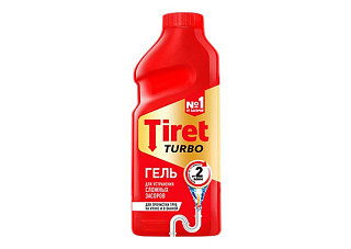 Гель для удаления засоров TIRET (ТИРЕТ) Turbo, 500мл /12 (807)