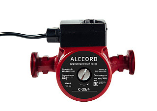 Насос циркуляционный Alecord CD25/4 (72Вт,Расход-40л/мин,Высота подъема жидкости-4м,Монтаж-130мм)224