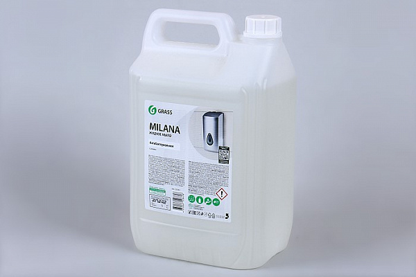 Крем-мыло жидкое GRASS Milana антибактериальное 5,0кг (125361)