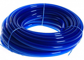 Шланг силиконовый  пищевой синий (d=18-2,5мм, 25м)