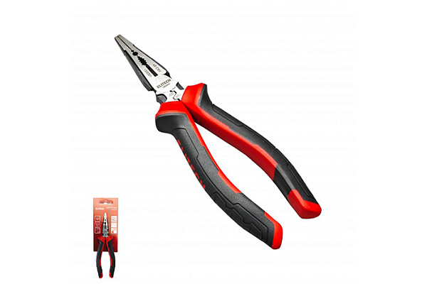 Длиногубцы ELITECH комбинированные 160мм, HRC 56-62, CrV 120202