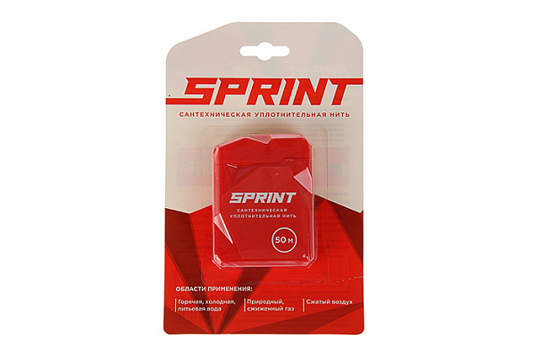 Уплотнительная нить Sprint 50м. (бокс, блистер 61011/4062)