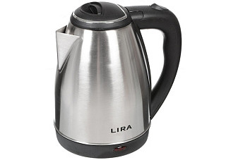 Чайник электрический LIRA LR 0110 (диск,нержавеющая сталь, объем 1,8 л.1500Вт) / Уп.12шт.