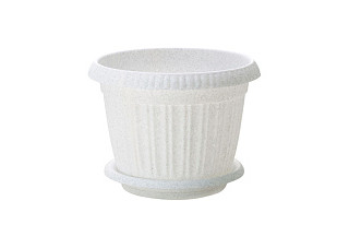 Горшок цвет. ТАИТИ № 6 d=28см.мрамор ПЦ41028М (уп 14)