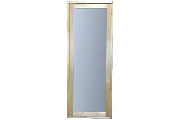 Дверь стекло в раме матовое стекло Delta (1800х700х70)