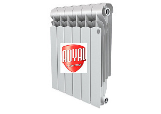 Радиатор Royal Thermo Indigo алюминий, белый (188вт, 500х100х12секц., 1,35кг)