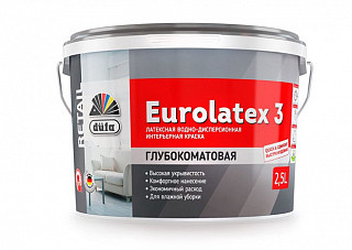 Краска ВД Dufa EUROLATEX 3 (2,5л)