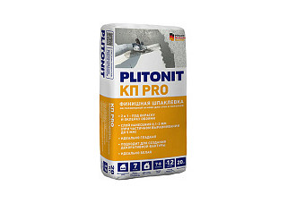 Шпаклевка PLITONIT КП PRO на полимерной основе для стен и потолков 20кг