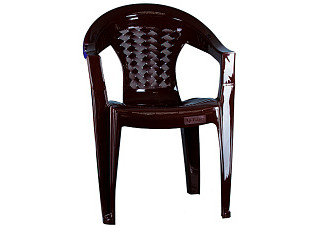 Кресло садовое пластмассовое г.Пятигорск Премиум, шоколад