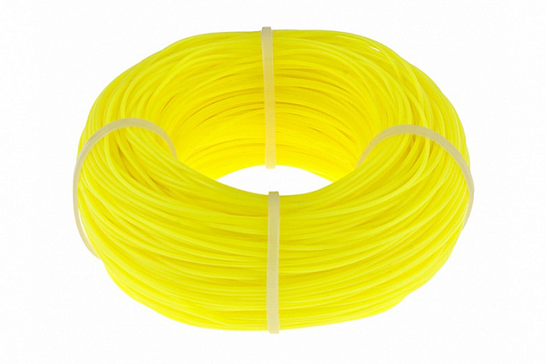 Леска строительная СИБРТЕХ, 100 м, D 1 мм, цвет желтый (84837)