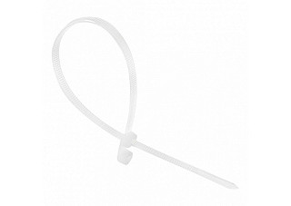 Хомут Smartbuy нейлон с монтажным отверстием 3,6х150мм, белый (SBE-CTH-36-150-w)(100шт./уп.)