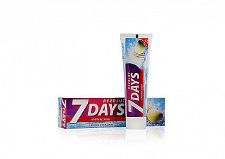 Зубная паста 7 days Rezolut Крепкие Зубы Свежее Дыхание (625)