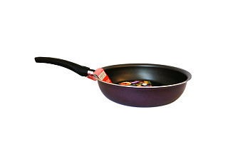 Сковорода 180 мм 1 руч б/кр а/п 16 мм Сплав А5 3671813 Violet (18/1)