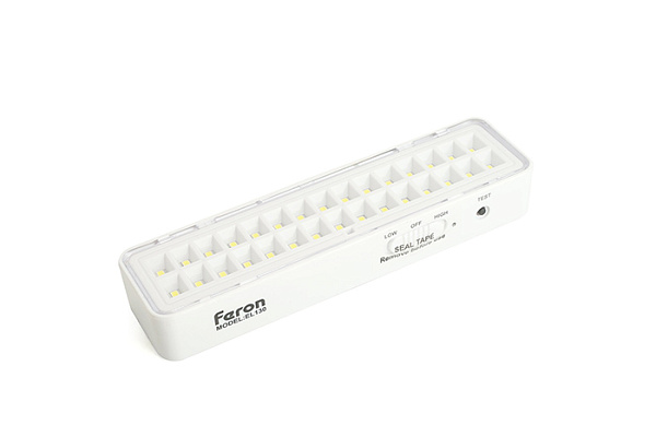 Светильник FERON EL130 аккумуляторный 30LED DC белый, 48987
