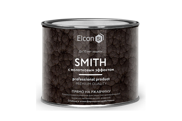 Краска кузнечная с молотковым эффектом Elcon Smith синяя (0,4кг)