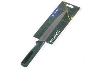 Нож кухонный Daniks, Emerald, разделочный, нержавеющая сталь, 20 см, рукоятка пластик (454451) (901)