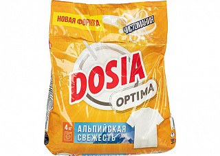 Стиральный порошок DOSIA (ДОСЯ) OPTIMA Автомат Альпина 4,0кг (268)