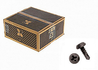 Саморез полуцилиндр, оксид 3,5*11 сверло (упак. 25000шт)