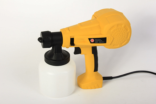 Краскопульт электрический КАЛИБР Мастер ЭКРП-350/2,6М (350 Вт, бак 0,8л)