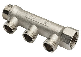 Коллектор резьбовой AQUALINK ДУ 3/4x3/4x1/2x3 (02422) (50/2)