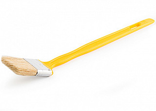 Кисть радиаторная АКОР КФР-25х10мм Эксперт, пластиковая ручка, натуральная щетина (10/160)
