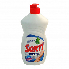 Жидкое средство для мытья посуды SORTI (СОРТИ) Глицерин 450мл (858)