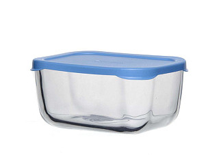 Контейнер SNOW BOX с голубой пл. крышкой 420 мл, 2 шт (53733BL)