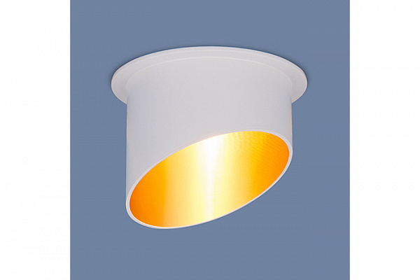 Точечный светильник Elektrostandard 7005 MR16 WH/GD белый/золото