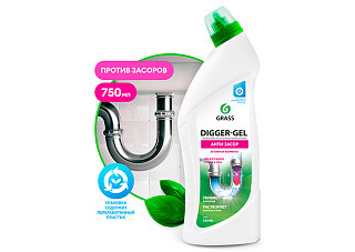 Средство для прочистки труб GRASS DIGGER-GEL 0,75л (125181)