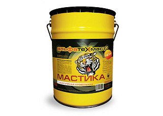 Мастика битумная гидроизоляционная АльфаТехМаст, ведро (5,0кг)