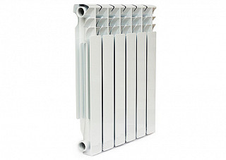 Радиатор биметаллический STI 350/80 6 секций (630Вт, 415х456х78мм, 6,96кг)