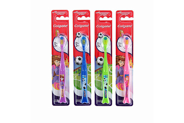 Зубная щетка COLGATE детская от 2+ супермягкие щетинки (FVN51811/FCN20730) (1/12)