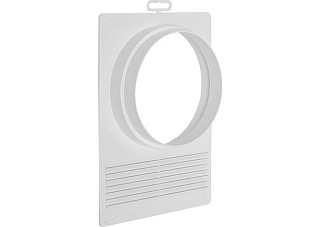 Торцевая площадка пластмас. с решеткой, универсальная Ø115х120 (ТППРУ)