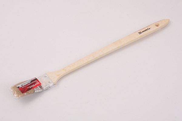 Кисть радиаторная MTX 1,5" 38мм., деревянная ручка, натуральная щетина (83843) 12/300