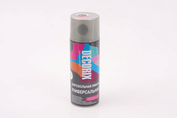 Эмаль аэрозольная акриловая DECORIX металлик 0103-06-DX хром 520мл