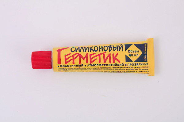Герметик Петрохим силиконовый бесцветный (туба) 0,40мл (121)