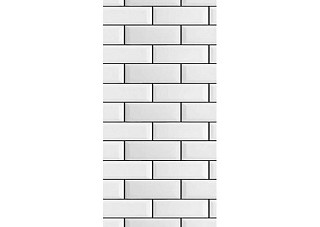 Панель ПВХ фотопечать White Brick (2700х250мм) 8237 