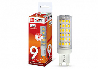 Лампа светодиодная IN HOME LED-JCD 9Вт 230В G9 4000К 860Лм (932) (380)