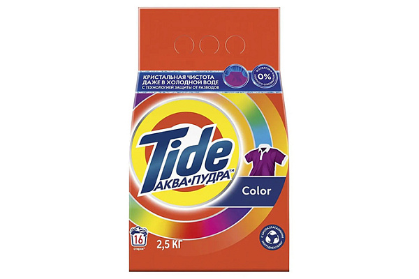 Порошок стиральный TIDE автомат color 2,5кг (1/6)