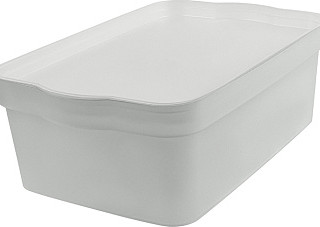 Ящик для хранения Keeplex Happy 6 л 32х21,1х11 см серое пёрышко LA512411024