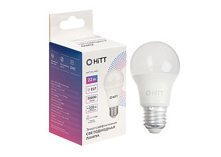 Лампа светодиодная HiTT-PL-A60-22-230-E27-3000 22Вт (0010)