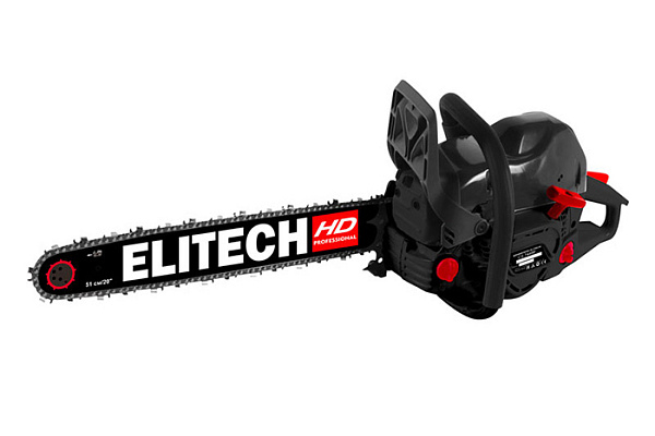 Бензопила ELITECH HD CS 7449F (73.5см3, 3,6кВт/4,9л.с. ш-51см, 3/8, 1.5мм, 7,1кг (E1611.008.00)