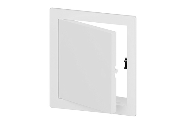 Люк ревизионный нажимной с замком защёлкой, 100х100 мм, TDM (1807-0900) 