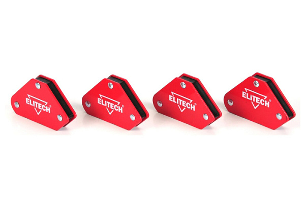 Магнитный уголок ELITECH усилие=5кг, углы 45/90/135 блистер, 4штуки 0606.017900