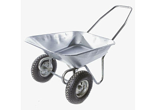 Тачка садовая двухколесная SAKURA WB6211 П-образная ручка (130кг/65л)