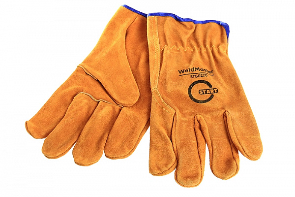 Перчатки WeldMaster STG0220, из цельного спилка (10/100)