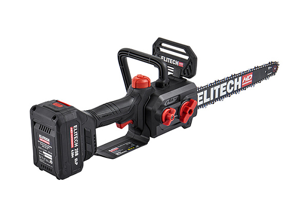 Пила цепная аккум. ELITECH HD CS 2012BLPK (б/щ, 20В, 1х4Ач, шина 30см, 1/4", 1,1мм) E1611.026.01