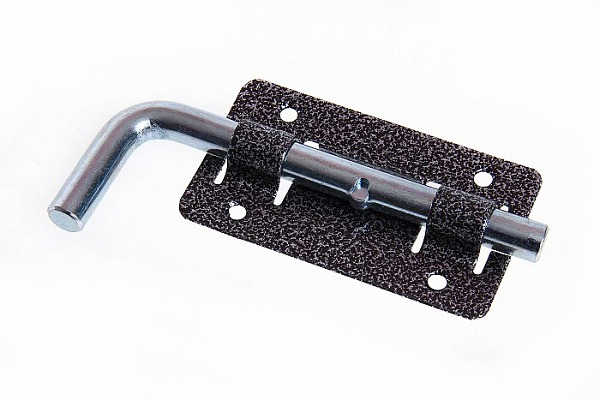 Задвижка дверная ЗД-03 пол.серебро (уп.20шт) (847)