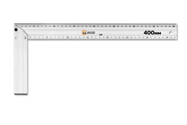 Угольник Центроинструмент алюминиевый 400 мм 0427